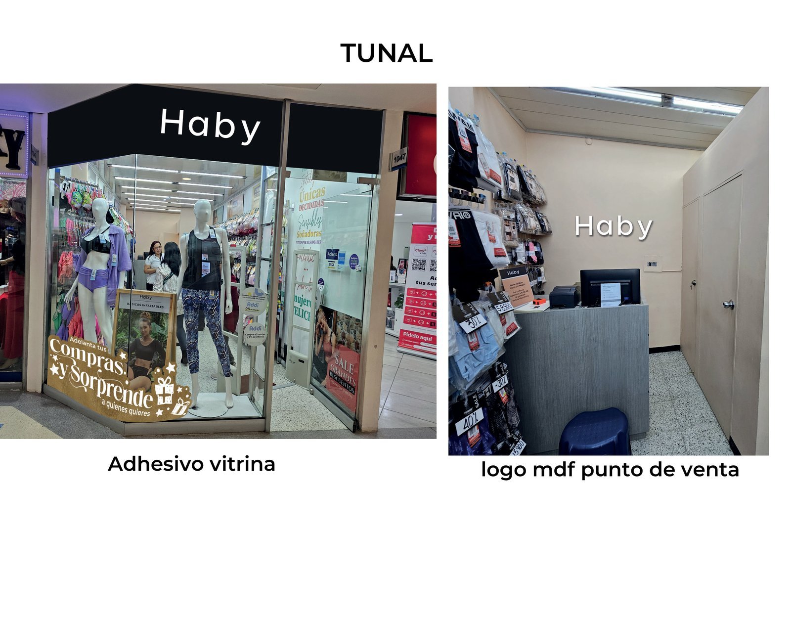 Aviso nocturno iluminado