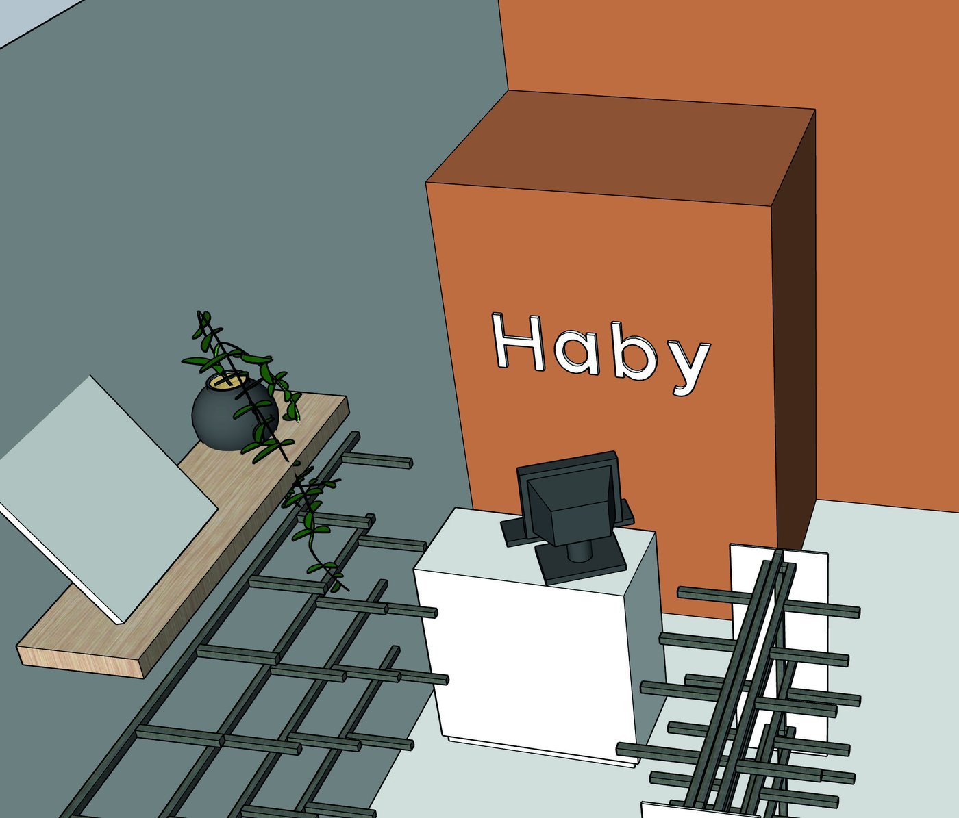 Letras Corpóreas Acrílico HABY
