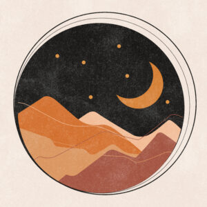 Montañas del Atardecer Lunar